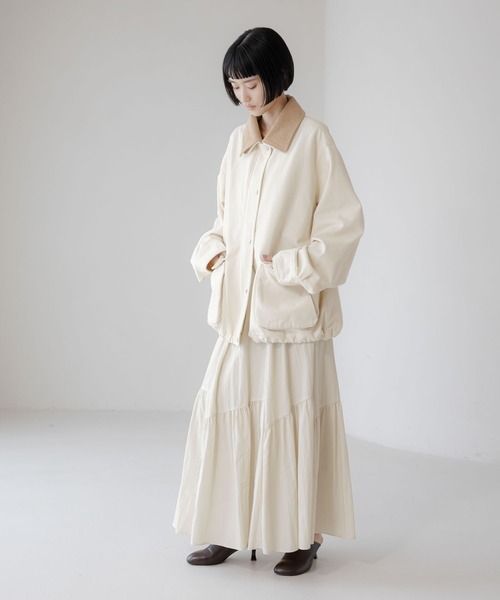 LOWRYS FARM(ローリーズファーム)の「ハンティングジャケット 637598(その他アウター・レディース・アイボリー/グレー/ブルー・FREE)」の6枚目の写真