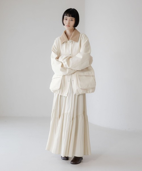 LOWRYS FARM(ローリーズファーム)の「ハンティングジャケット 637598(その他アウター・レディース・アイボリー/グレー/ブルー・FREE)」の7枚目の写真