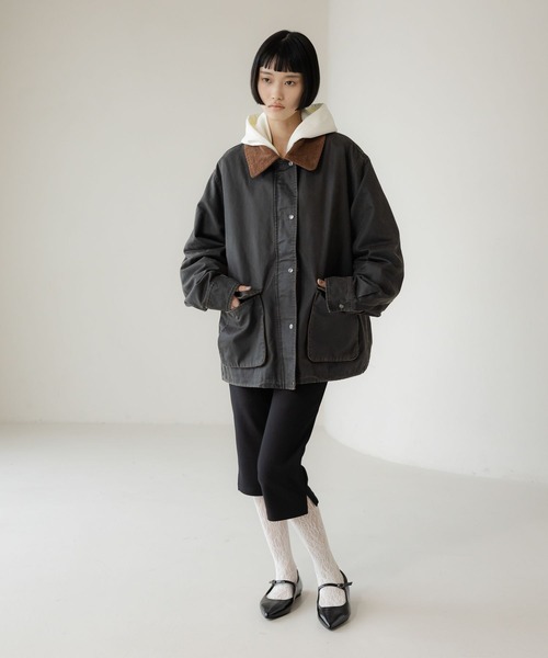 LOWRYS FARM(ローリーズファーム)の「ハンティングジャケット 637598(その他アウター・レディース・アイボリー/グレー/ブルー・FREE)」の9枚目の写真