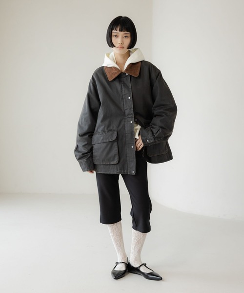 LOWRYS FARM(ローリーズファーム)の「ハンティングジャケット 637598(その他アウター・レディース・アイボリー/グレー/ブルー・FREE)」の11枚目の写真