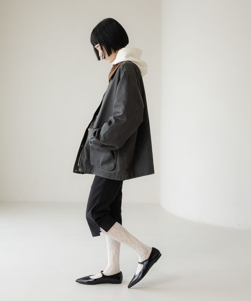 LOWRYS FARM(ローリーズファーム)の「ハンティングジャケット 637598(その他アウター・レディース・アイボリー/グレー/ブルー・FREE)」の12枚目の写真