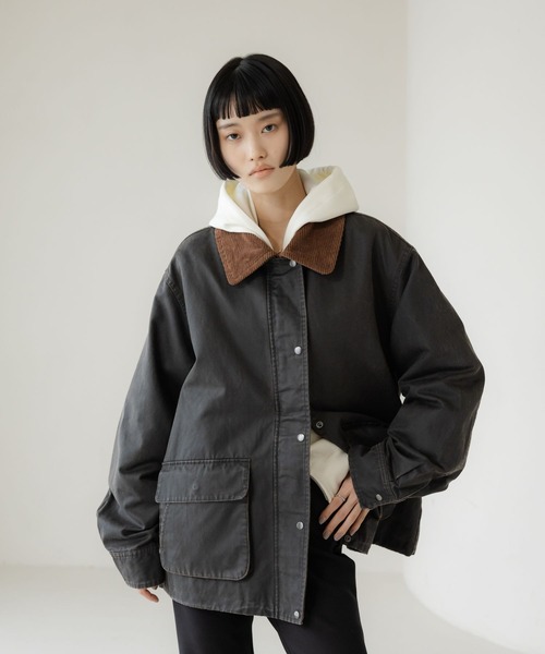 LOWRYS FARM(ローリーズファーム)の「ハンティングジャケット 637598(その他アウター・レディース・アイボリー/グレー/ブルー・FREE)」の13枚目の写真