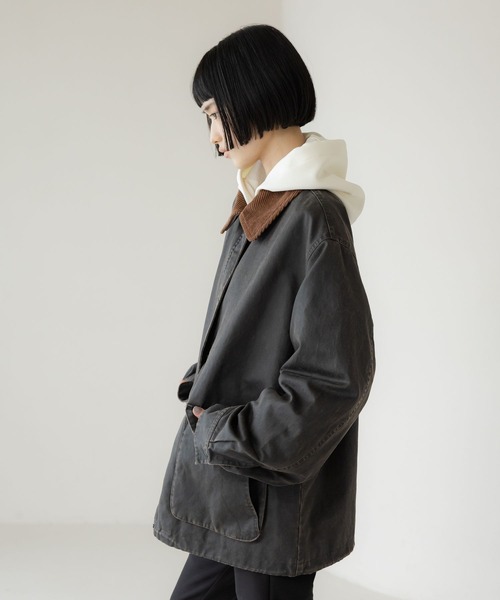 LOWRYS FARM(ローリーズファーム)の「ハンティングジャケット 637598(その他アウター・レディース・アイボリー/グレー/ブルー・FREE)」の14枚目の写真