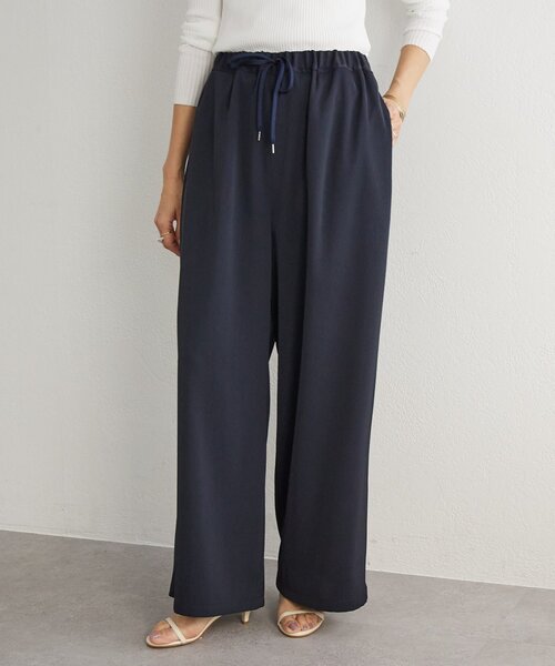 LIVETART（リヴェタート）の「《LIVETART》ストレッチツイルドロストパンツ（その他パンツ・レディース・ブラック/キャメル/ベージュ/ネイビー・1/0/2）」の3枚目の写真