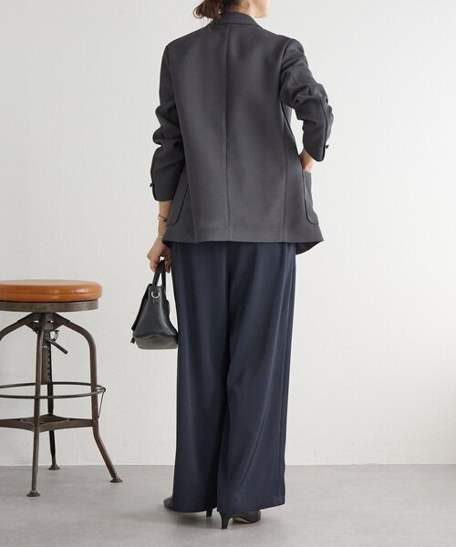 LIVETART（リヴェタート）の「《LIVETART》ストレッチツイルドロストパンツ（その他パンツ・レディース・ブラック/キャメル/ベージュ/ネイビー・1/0/2）」の8枚目の写真