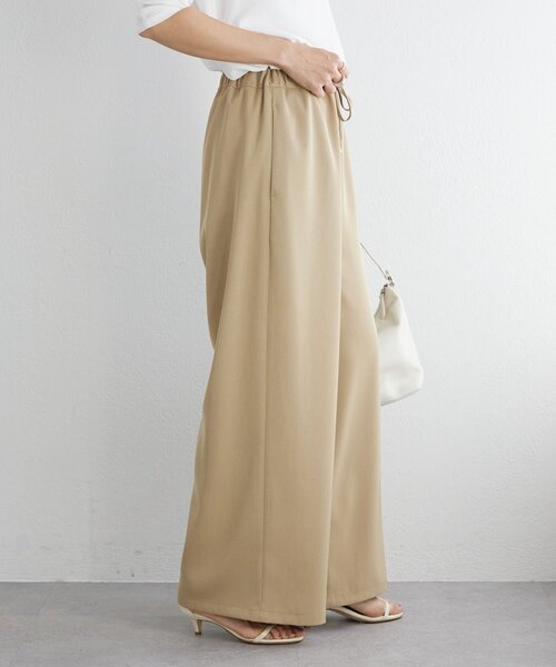 LIVETART（リヴェタート）の「《LIVETART》ストレッチツイルドロストパンツ（その他パンツ・レディース・ブラック/キャメル/ベージュ/ネイビー・1/0/2）」の12枚目の写真