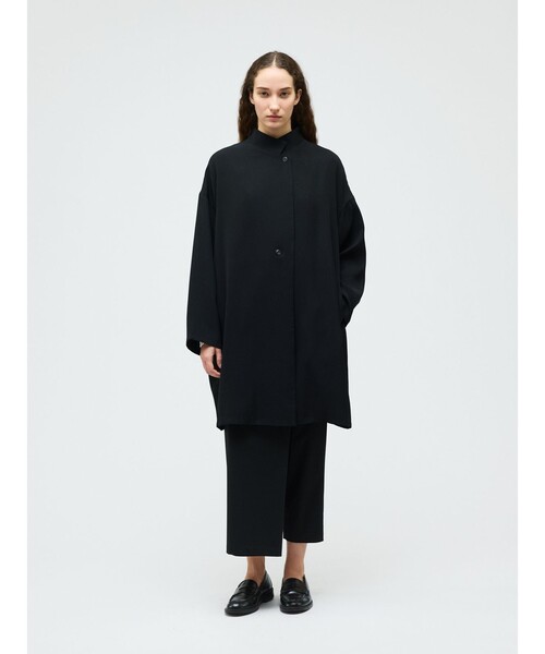 mizuiroind(ミズイロインド)の「mizuiro ind スタンドカラーワイドジャケット(その他アウター・レディース・チャコールグレー/ブラック/サンドベージュ/ネイビー・FREE)」の11枚目の写真