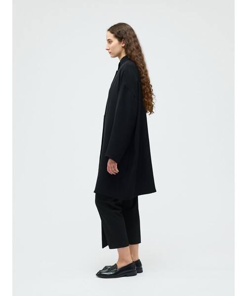 mizuiroind(ミズイロインド)の「mizuiro ind スタンドカラーワイドジャケット(その他アウター・レディース・チャコールグレー/ブラック/サンドベージュ/ネイビー・FREE)」の13枚目の写真