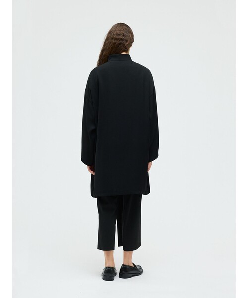 mizuiroind(ミズイロインド)の「mizuiro ind スタンドカラーワイドジャケット(その他アウター・レディース・チャコールグレー/ブラック/サンドベージュ/ネイビー・FREE)」の14枚目の写真