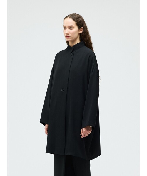 mizuiroind(ミズイロインド)の「mizuiro ind スタンドカラーワイドジャケット(その他アウター・レディース・チャコールグレー/ブラック/サンドベージュ/ネイビー・FREE)」の16枚目の写真