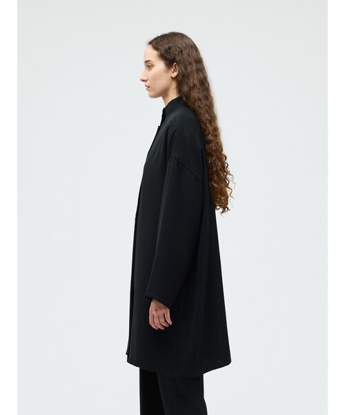 mizuiroind(ミズイロインド)の「mizuiro ind スタンドカラーワイドジャケット(その他アウター・レディース・チャコールグレー/ブラック/サンドベージュ/ネイビー・FREE)」の17枚目の写真