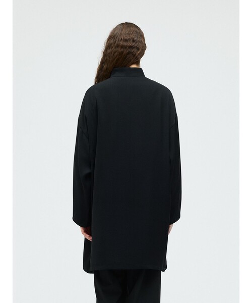 mizuiroind(ミズイロインド)の「mizuiro ind スタンドカラーワイドジャケット(その他アウター・レディース・チャコールグレー/ブラック/サンドベージュ/ネイビー・FREE)」の18枚目の写真