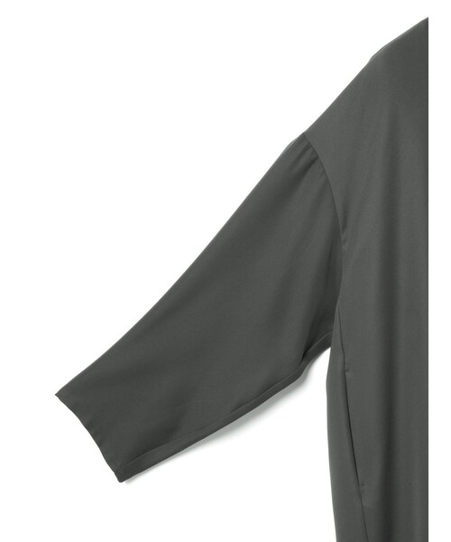 mizuiroind(ミズイロインド)の「mizuiro ind スタンドカラーワイドジャケット(その他アウター・レディース・チャコールグレー/ブラック/サンドベージュ/ネイビー・FREE)」の20枚目の写真