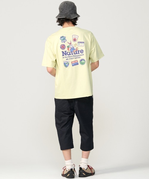 KRIFF MAYER(クリフメイヤー)の「【綿100%】クリフラビット半袖Tシャツ(ネイチャー)(Tシャツ/カットソー・メンズ・オフホワイト/ライトグリーン/コーラル/チャコール・X-LARGE/LARGE/MEDIUM)」の8枚目の写真