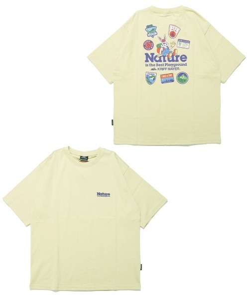 KRIFF MAYER(クリフメイヤー)の「【綿100%】クリフラビット半袖Tシャツ(ネイチャー)(Tシャツ/カットソー・メンズ・オフホワイト/ライトグリーン/コーラル/チャコール・X-LARGE/LARGE/MEDIUM)」の20枚目の写真