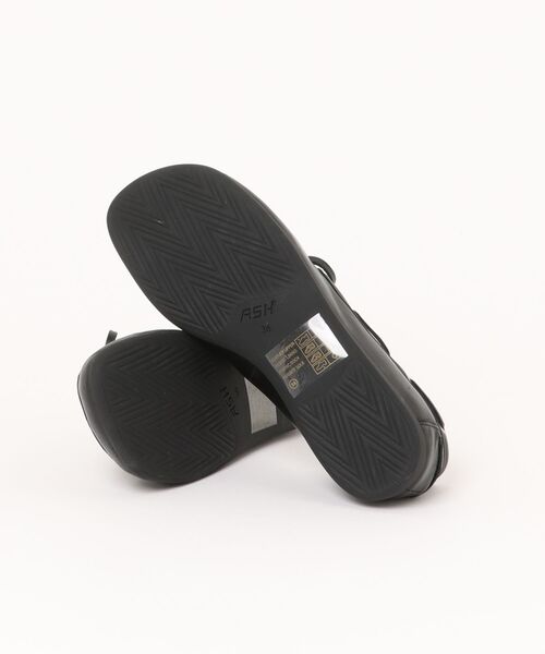 ASH（アッシュ）の「ASH/アッシュ【JOKER】ソフトレザーフラットローファー リボン ステッチ 1.5cmヒール（ローファー・レディース・ブラック・37/38/39）」の15枚目の写真