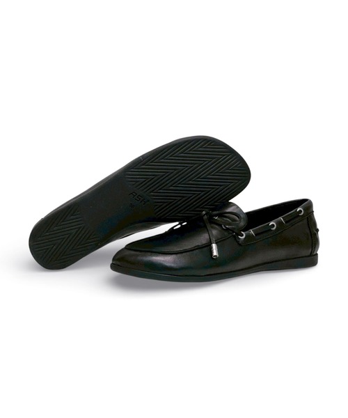 ASH（アッシュ）の「ASH/アッシュ【JOKER】ソフトレザーフラットローファー リボン ステッチ 1.5cmヒール（ローファー・レディース・ブラック・37/38/39）」の9枚目の写真