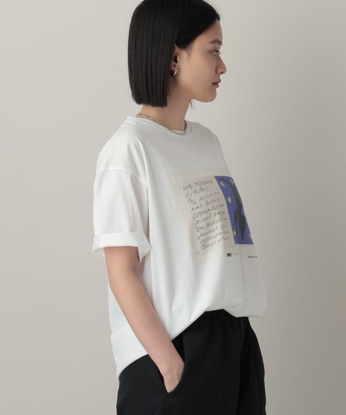 A part by（アパートバイ）の「HenriMatisse_Tシャツ（Tシャツ/カットソー・レディース・オフホワイト/ホワイト系その他5・FREE）」の5枚目の写真