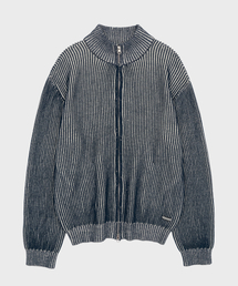 VERTICAL PATTERN CARDIGAN BLUE (VH2ESUK680A)