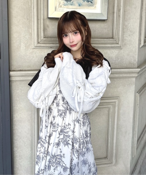 one way（ワンウェイ）の「ティアードキャミワンピース（ワンピース・レディース・イエロー系その他/ブラック/ブルー系その他/ホワイト・FREE）」の10枚目の写真