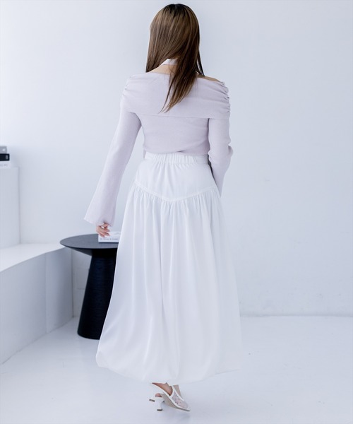 CLEAR BASIC（クリアベーシック）の「フロントジップサテンバルーンスカート［大人 カジュアル フェミニン 着回し力抜群］≪新作≫（スカート・レディース・オフホワイト/グレー/ブラック・F）」の19枚目の写真