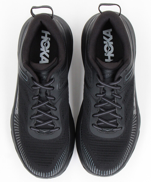 HOKA（ホカ）の「HOKA/ホカ BONDI 7【26.0-28.0cm】（スニーカー・メンズ・ブラック・8/9/10）」の2枚目の写真