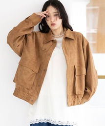 RAGEBLUE | フェイクレザー/スウェードブルゾン(ブルゾン)