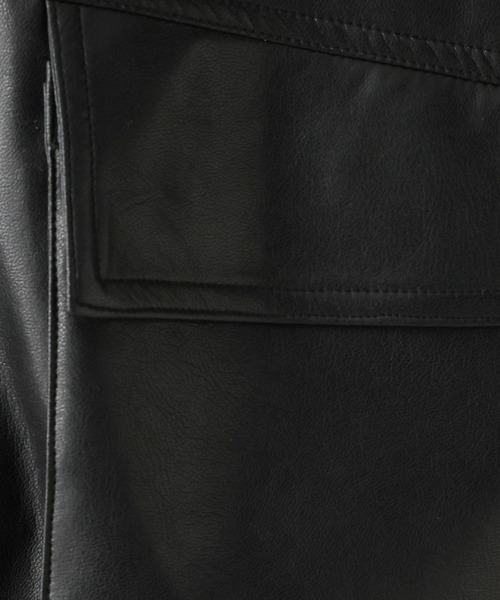 RAGEBLUE（レイジブルー）の「フェイクレザー/スウェードブルゾン（ブルゾン・レディース・ブラウン/ブラック・FREE）」の22枚目の写真