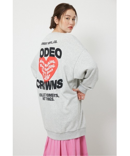 RODEO CROWNS WIDE BOWL(ロデオクラウンズワイドボウル)の「バックハートロゴワンピース(ワンピース・レディース・オレンジ系その他/ブラック/グレー×ホワイト・FREE)」の10枚目の写真