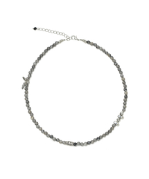 DEFGARMENTS（デフグラメンツ）の「MARBLE GRAY NECKLACE（ネックレス）」
