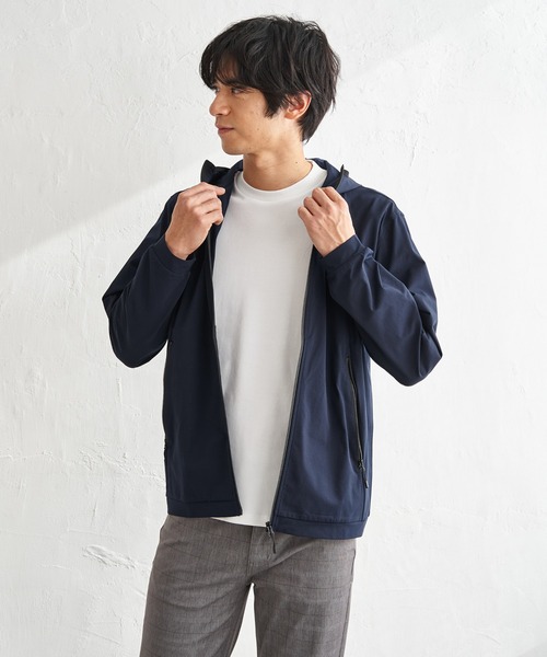 ikka(イッカ)の「【吸水速乾/UVカット】ドライメッシュZIPパーカ(パーカー・メンズ・ベージュ/ネイビー/チャコール/カーキ・XL/L/M/S)」の19枚目の写真