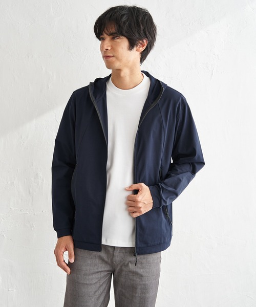 ikka(イッカ)の「【吸水速乾/UVカット】ドライメッシュZIPパーカ(パーカー・メンズ・ベージュ/ネイビー/チャコール/カーキ・XL/L/M/S)」の20枚目の写真