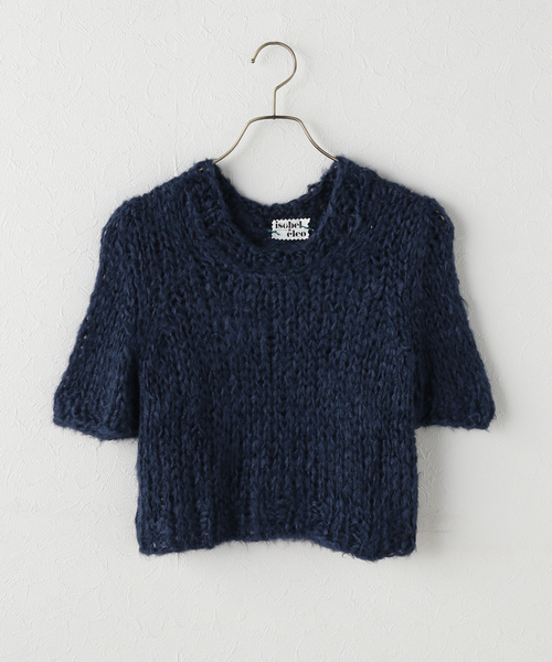 plage(プラージュ)の「ISOBEL CLEO / イザベルクリオ SILK THE CLASSIC TEE ニット(ニット/セーター・レディース・ネイビー・FREE)」の15枚目の写真