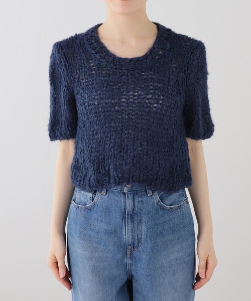 plage(プラージュ)の「ISOBEL CLEO / イザベルクリオ SILK THE CLASSIC TEE ニット(ニット/セーター・レディース・ネイビー・FREE)」の17枚目の写真