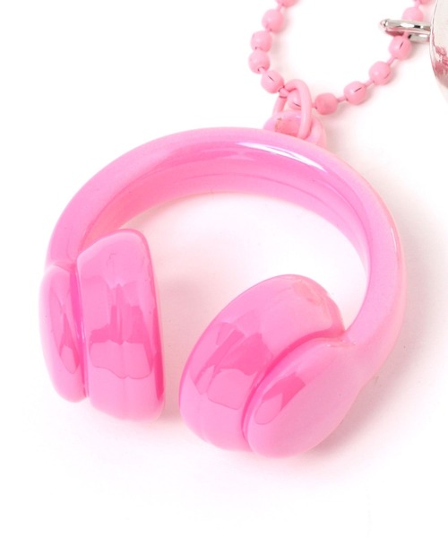 BAYFLOW（ベイフロー）の「BFヘッドホンチャーム（キーホルダー・レディース・ブラック/ピンク/ホワイト・0）」の9枚目の写真