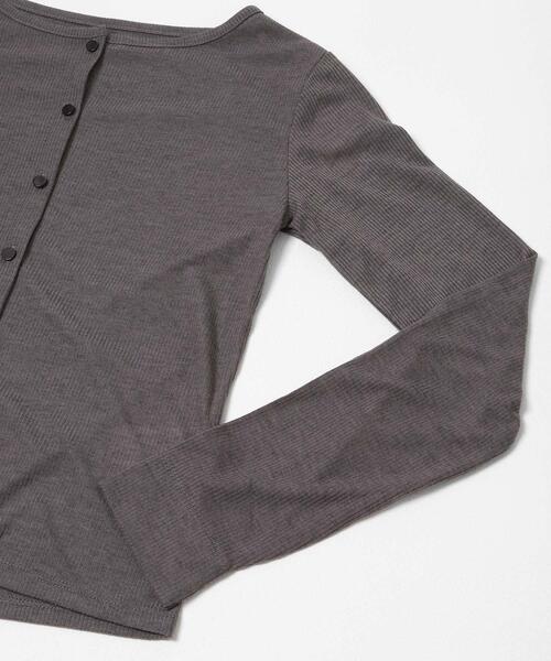 SENSE OF PLACE by URBAN RESEARCH(センスオブプレイスバイアーバンリサーチ)の「アンサンブルカットトップ(Tシャツ/カットソー・レディース・アイボリー/チャコールグレー/ブルー・ONE)」の12枚目の写真