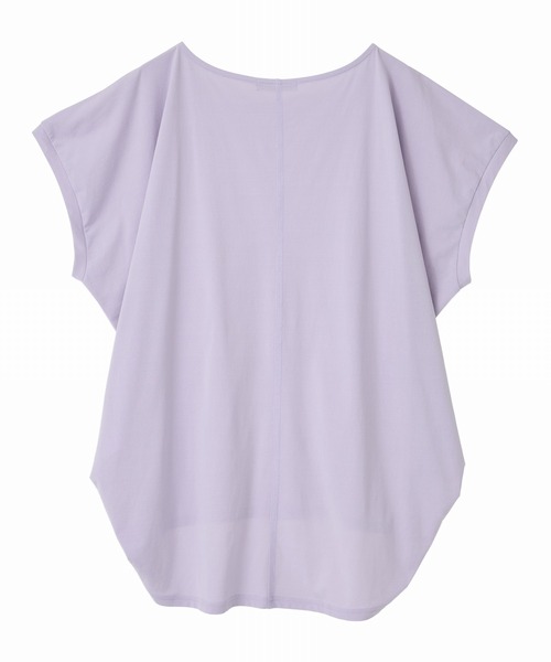 Julier Yoga and Relax(ジュリエヨガアンドリラックス)の「Julier (定番)ライトプライムドレープトップス(Tシャツ/カットソー・レディース・ネイビー/チャコール/ラベンダー/ホワイト・FREE)」の12枚目の写真