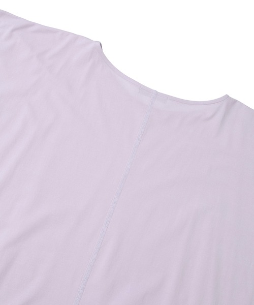 Julier Yoga and Relax(ジュリエヨガアンドリラックス)の「Julier (定番)ライトプライムドレープトップス(Tシャツ/カットソー・レディース・ネイビー/チャコール/ラベンダー/ホワイト・FREE)」の15枚目の写真
