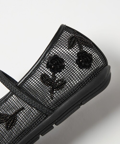 SY UNITED ARROWS（シーユナイテッドアローズ）の「＜SY＞ フラワーメッシュチャイナ フラット20↑（バレエシューズ・レディース・ダークブラウン/ピンク/その他1/シルバー/ブラック・24cm/23.5cm/23cm/22.5cm/25cm/24.5cm）」の20枚目の写真