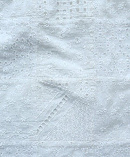 PAR ICI（パーリッシィ）の「【WEB限定】パッチワーク刺繍 巾着バッグ（ショルダーバッグ・レディース・ホワイト・FREE）」の16枚目の写真