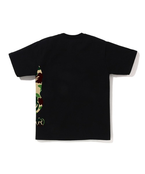 A BATHING APE(アベイシングエイプ)の「ABC CAMO SIDE BIG APE HEAD TEE(Tシャツ/カットソー・メンズ・ホワイト×グリーン/ブラック×グリーン/ホワイト×ブルー/ブラック×ブルー/ブラック×ピンク/ホワイト×ピンク・LARGE/SMALL/MEDIUM/XXX-LARGE/X-LARGE/XX-LARGE)」の11枚目の写真