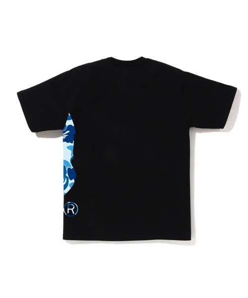 A BATHING APE(アベイシングエイプ)の「ABC CAMO SIDE BIG APE HEAD TEE(Tシャツ/カットソー・メンズ・ホワイト×グリーン/ブラック×グリーン/ホワイト×ブルー/ブラック×ブルー/ブラック×ピンク/ホワイト×ピンク・LARGE/SMALL/MEDIUM/XXX-LARGE/X-LARGE/XX-LARGE)」の10枚目の写真