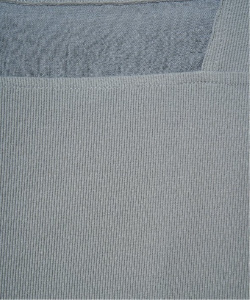 LBC（エルビーシー）の「スクエアネックシアーレイヤードタンクトップ（タンクトップ・レディース・ブラック/ホワイト/ブラウン/ブルー系その他・M/L）」の20枚目の写真