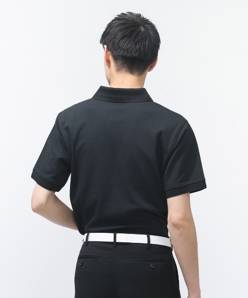 PING(ピン)の「ピン レイブロック半袖ポロシャツ(Tシャツ/カットソー・メンズ・ブラック/ターコイズブルー・M/L/LL)」の5枚目の写真