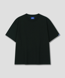 ドルフィンルーズクロップ半袖Tシャツブラック