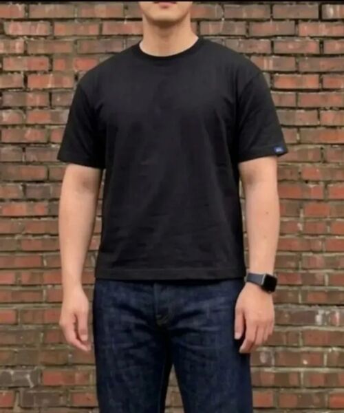 DOLPHIN WAVE APPAREL(ドルフィンウェーブアパレル)の「ドルフィンルーズクロップ半袖Tシャツブラック(Tシャツ/カットソー・メンズ・その他・LARGE/MEDIUM/X-LARGE)」の6枚目の写真
