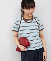 SLOBE IENA ボーダーカットソー セール】サイロベーシックボーダーロンT【手洗い可能】◇（Tシャツ