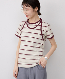 SLOBE IENA ボーダーカットソー セール】サイロベーシックボーダーロンT【手洗い可能】◇（Tシャツ