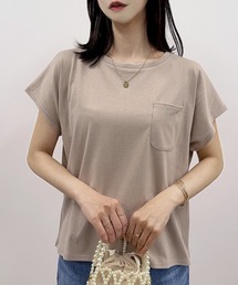 【シンプルが、いちばん強い】TC天竺ポケ付ドルマンT