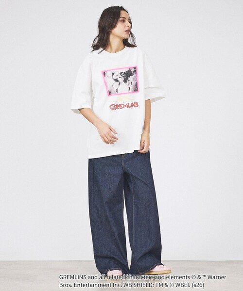 ABAHOUSE(アバハウス)の「【GREMLINS×SCREEN STARS / グレムリン×スクリーンスターズ】フェード Tシャツ(Tシャツ/カットソー・メンズ・ホワイト系その他/ブラック系その他・L/M)」の3枚目の写真